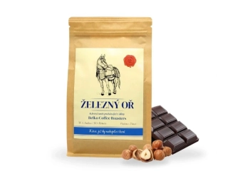 Zrnková káva Železný Oř 250 g – silná káva bez kyselosti, čerstvě pražená (Arabica/Robusta blend)